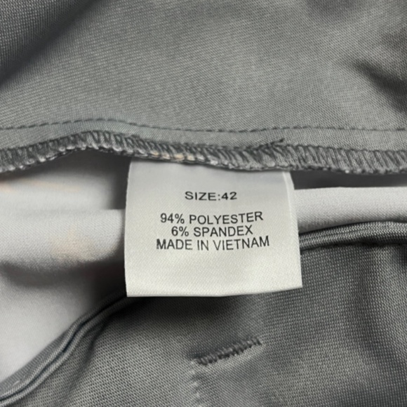 Golf America Men’s 42 Palm Tree Golf Cart Print Performance Shorts Gray Orange - Picture 5 of 6